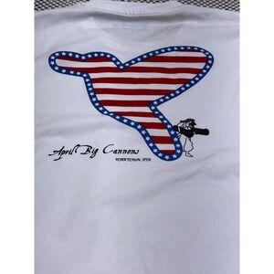 Bird Dogs  White April Big Cannons Yorktown Graphic T-Shirt Size L